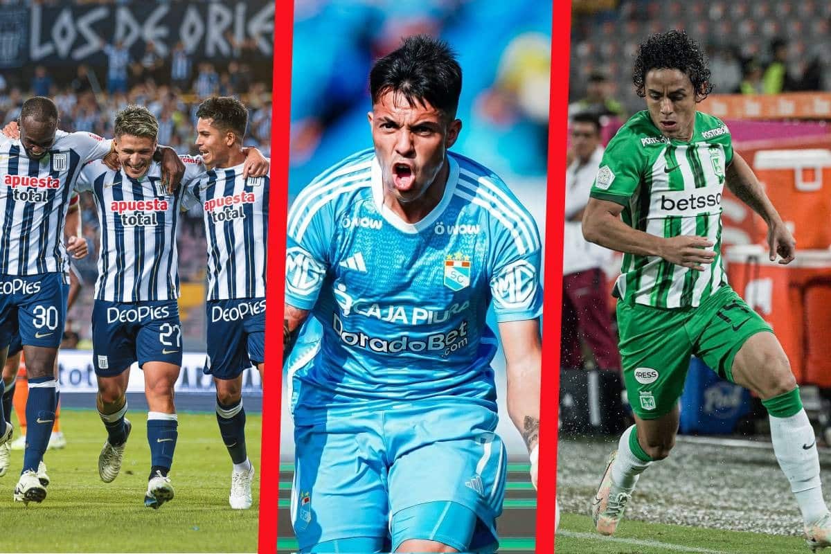 Alianza Lima, Sporting Cristal y Atlético Nacional