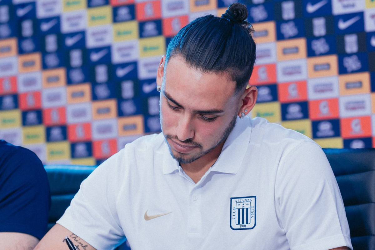 Erick Noriega fue presentado el pasado mes de junio en Alianza Lima