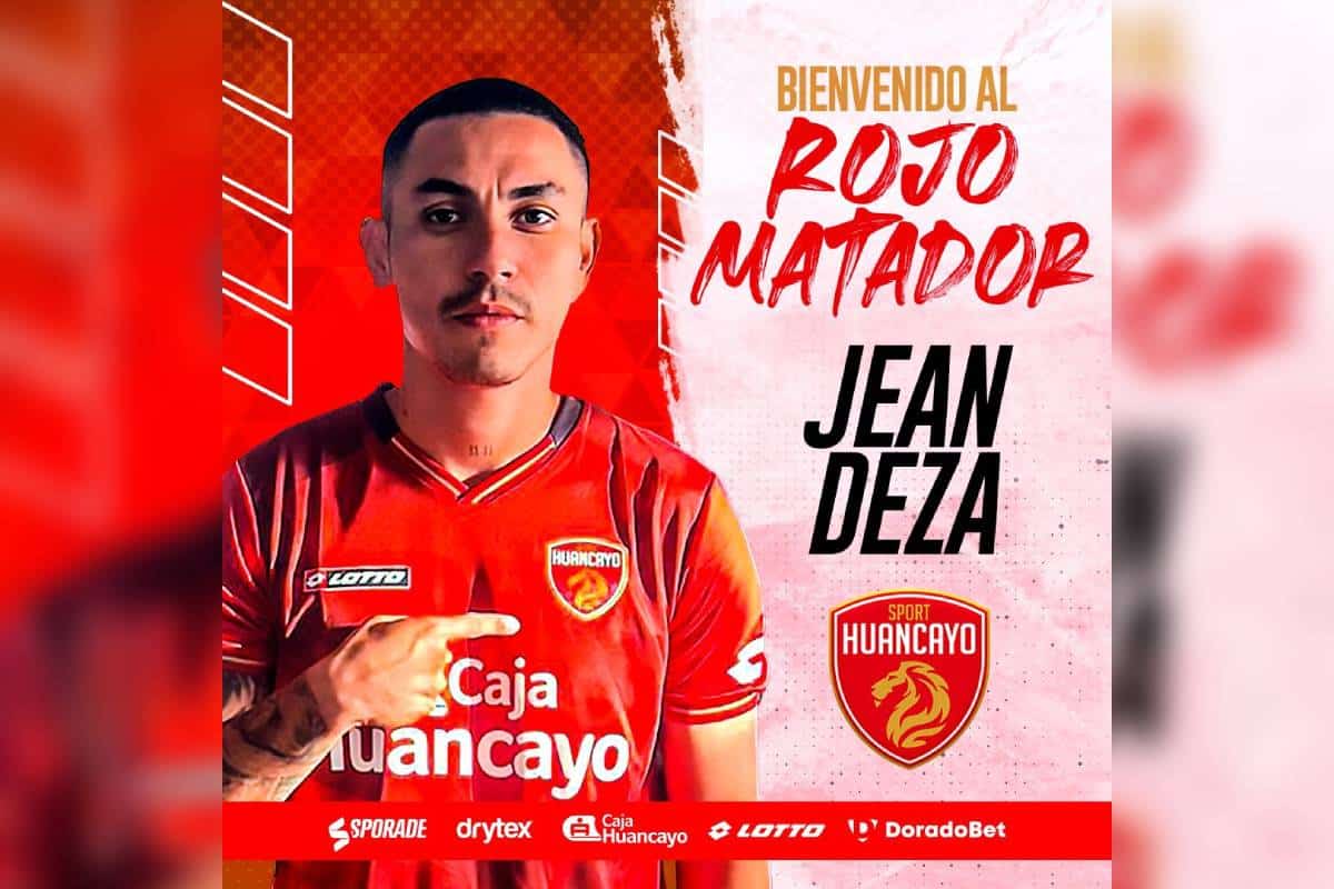 Jean Deza es nuevo jugador de Sport Huancayo