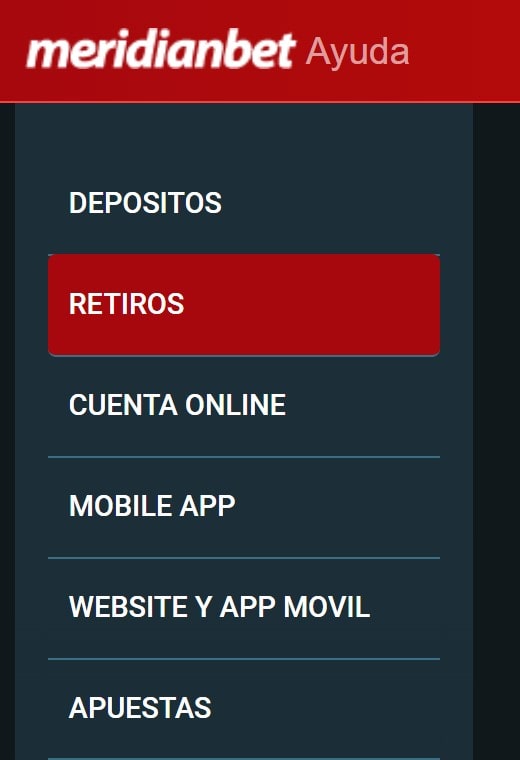 retiros meridianbet
