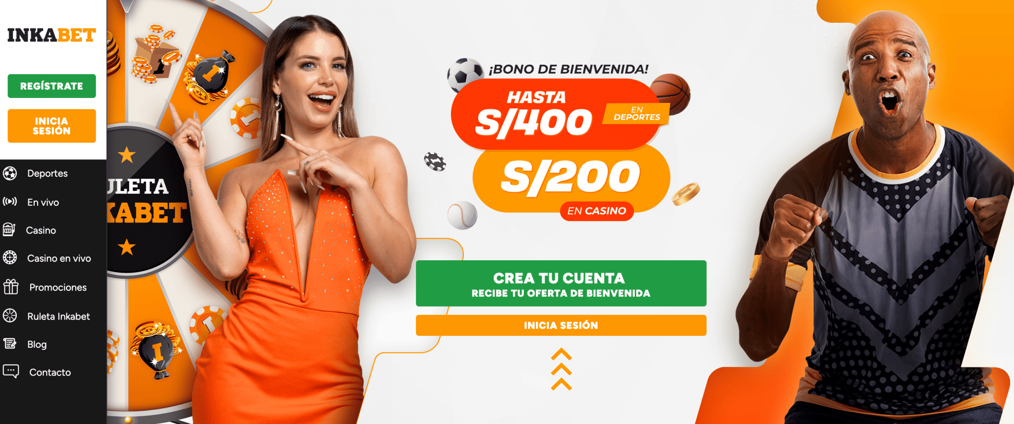Inkabet bono promocional deportes y casino