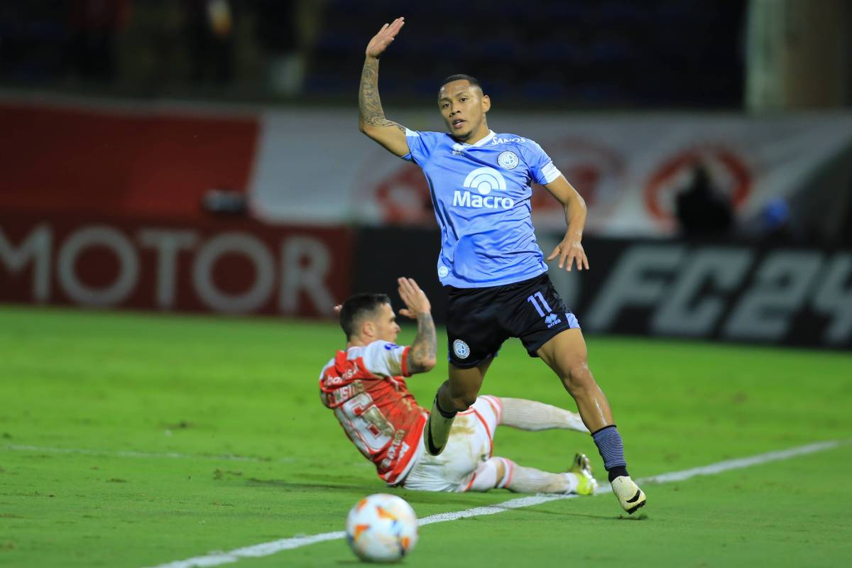 Bryan Reyna, jugador de Belgrano, en polémica con su DT.