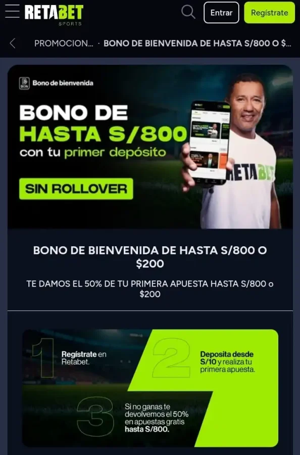 bono de deportes retabet peru